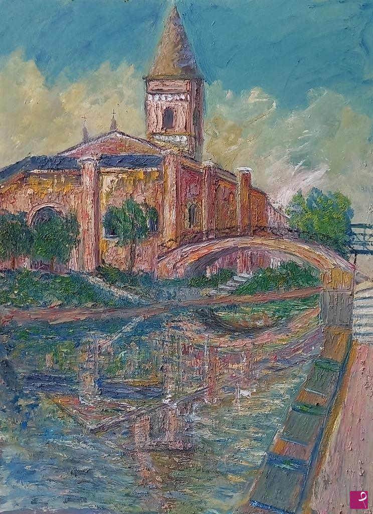 quadri in vendita online - Chiesa di San Cristoforo Milano