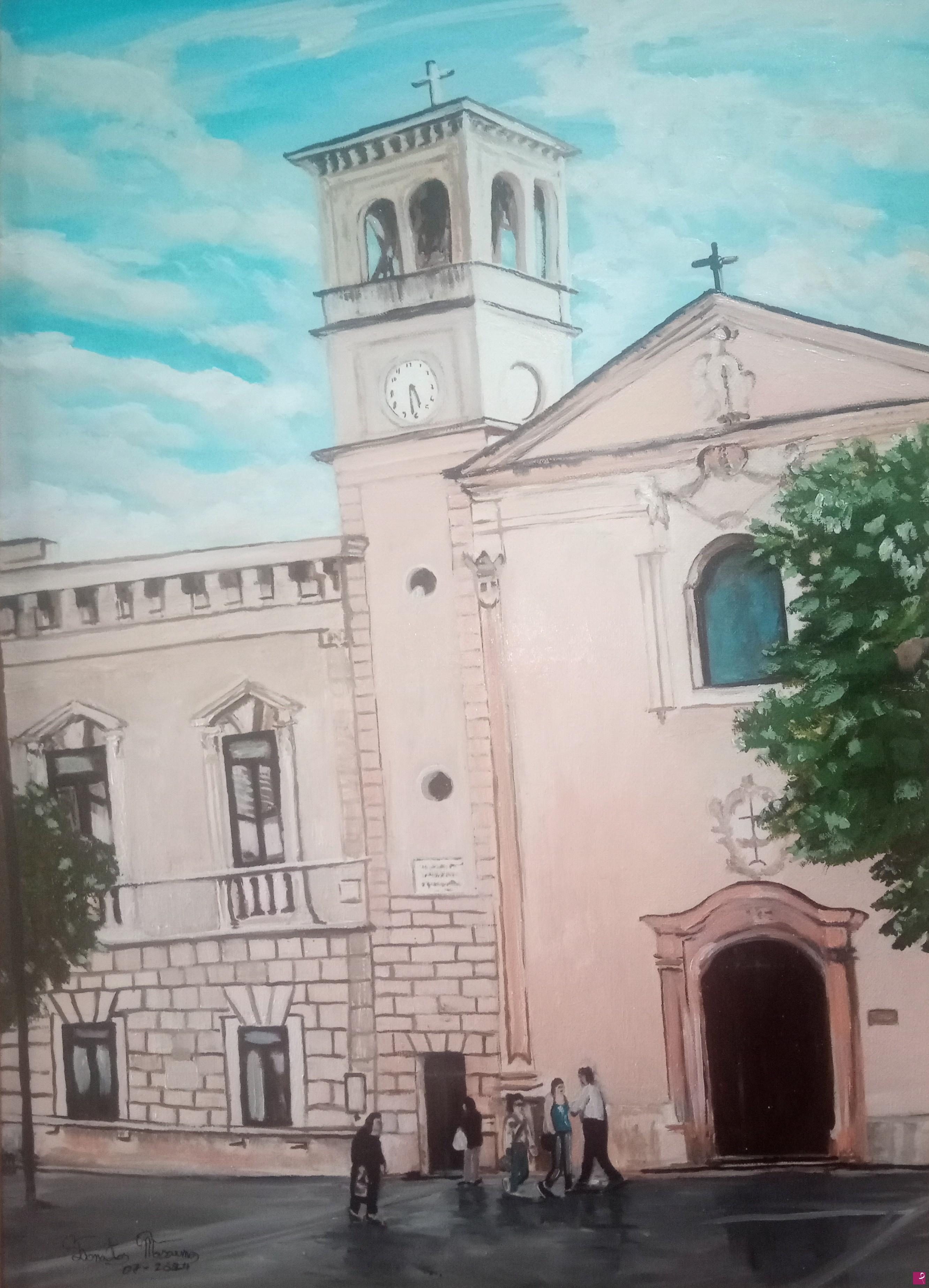 quadri in vendita online - Chiesa di San Francesco di paola (castrovillari)