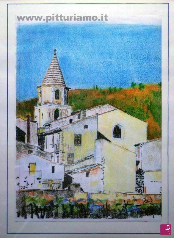 quadri in vendita online - Chiesa di San Nicola, Lago
