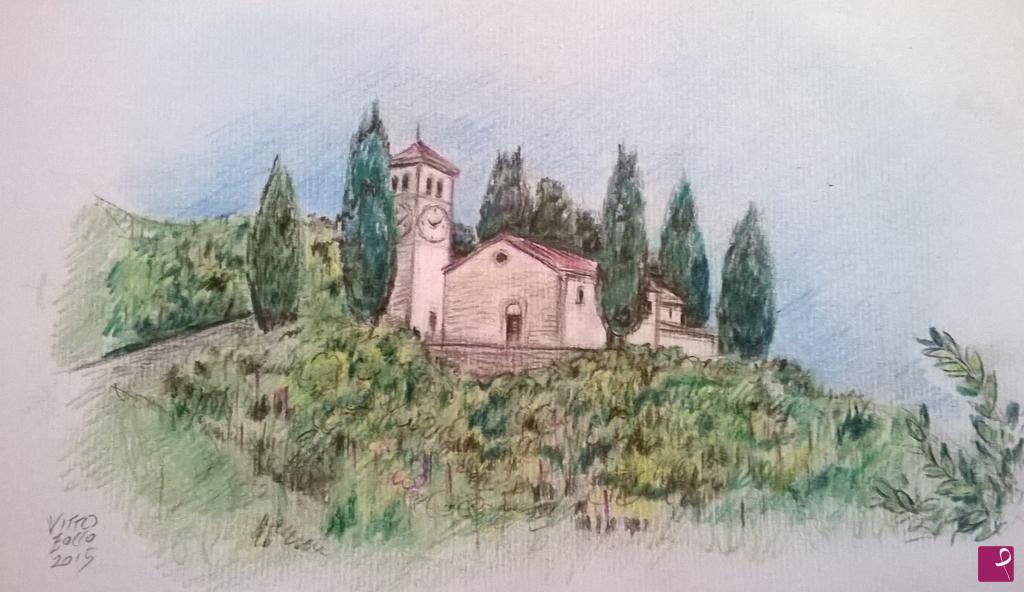 quadri in vendita online - Chiesa di San Virgilio (Col San Martino)