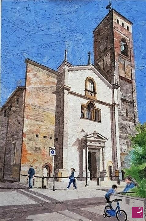 quadri in vendita online - Chiesa di Santo Stefano a Vimercate