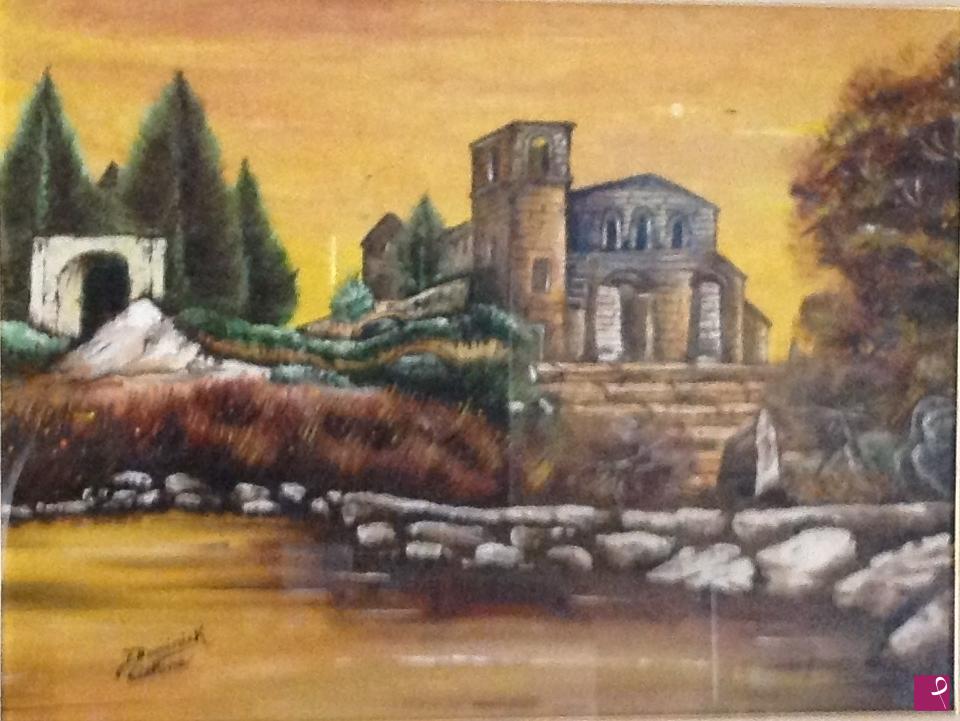 quadri in vendita online - Chiesa Madonna della libera 1800 dc   Aquino 