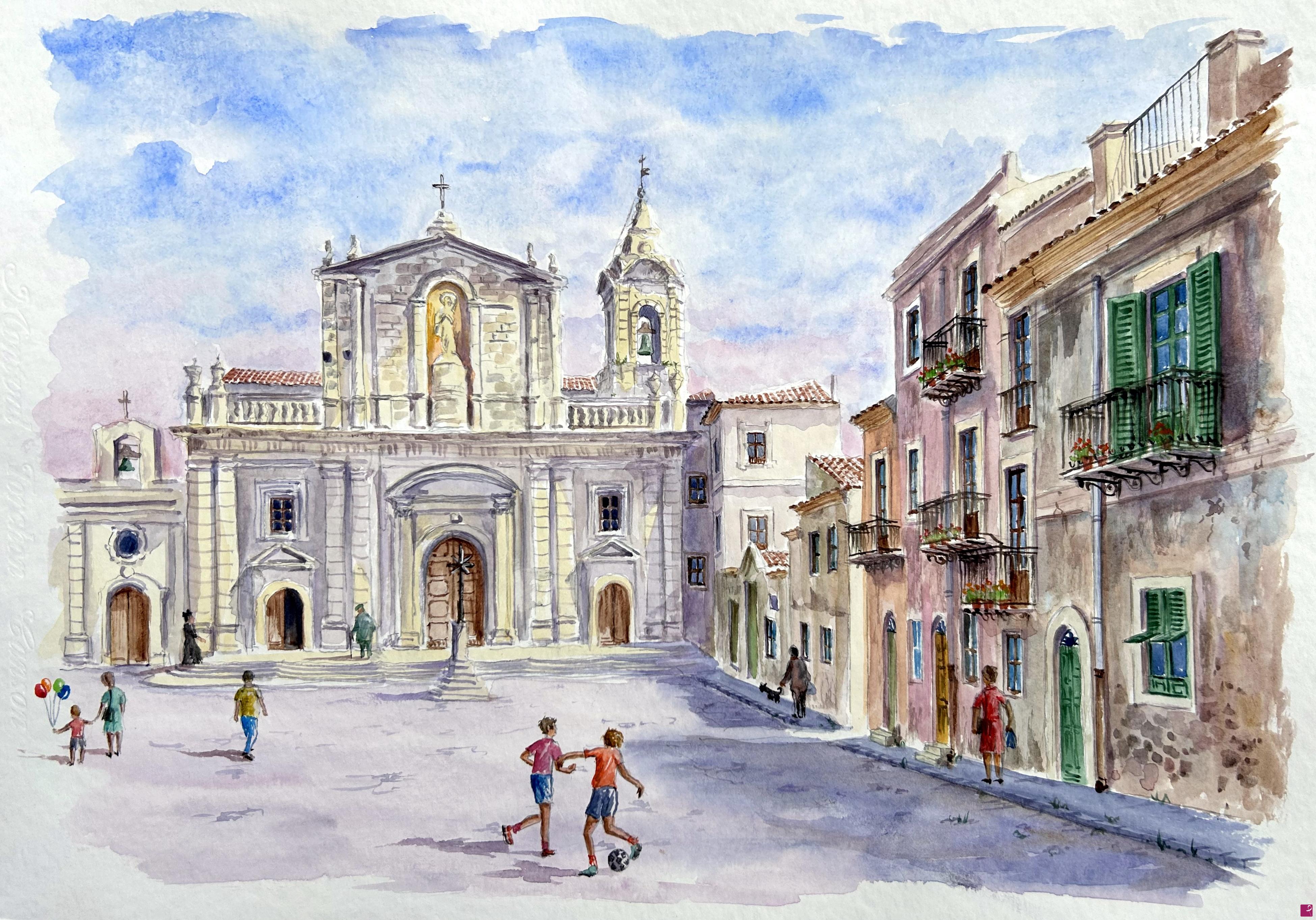 quadri in vendita online - Chiesa Madre - San Cataldo (CL)
