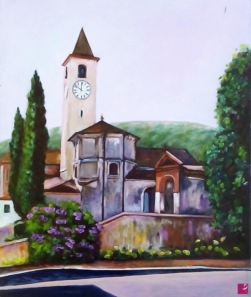 quadri in vendita online -  CHIESA PARROCCHIALE - BAVENO (2015)