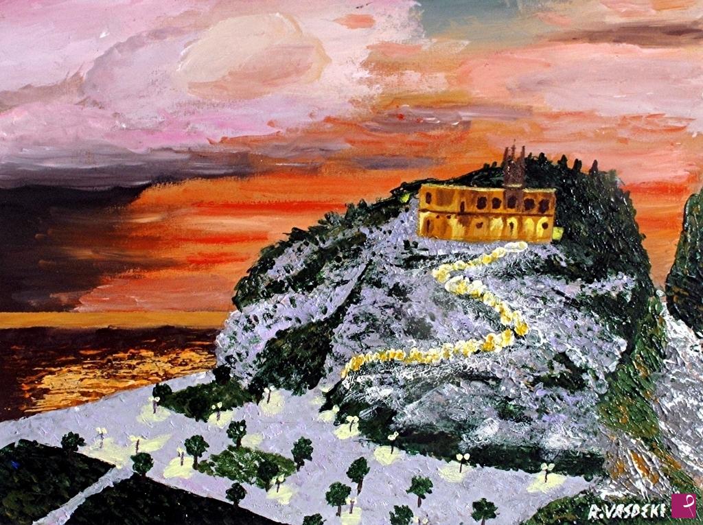 quadri in vendita online - CHIESA S. MARIA DELL'ISOLA (TROPEA)
