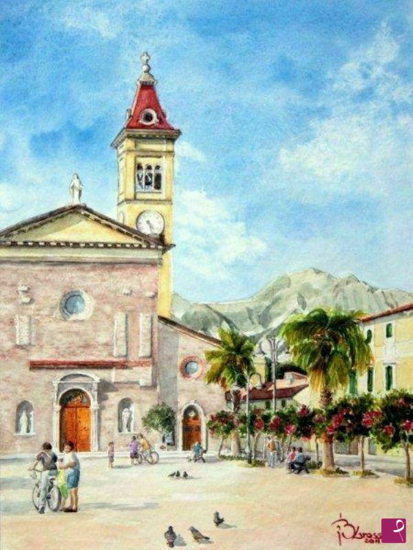 quadri in vendita online - Chiesa Sacra Famiglia, Marina di Carrara
