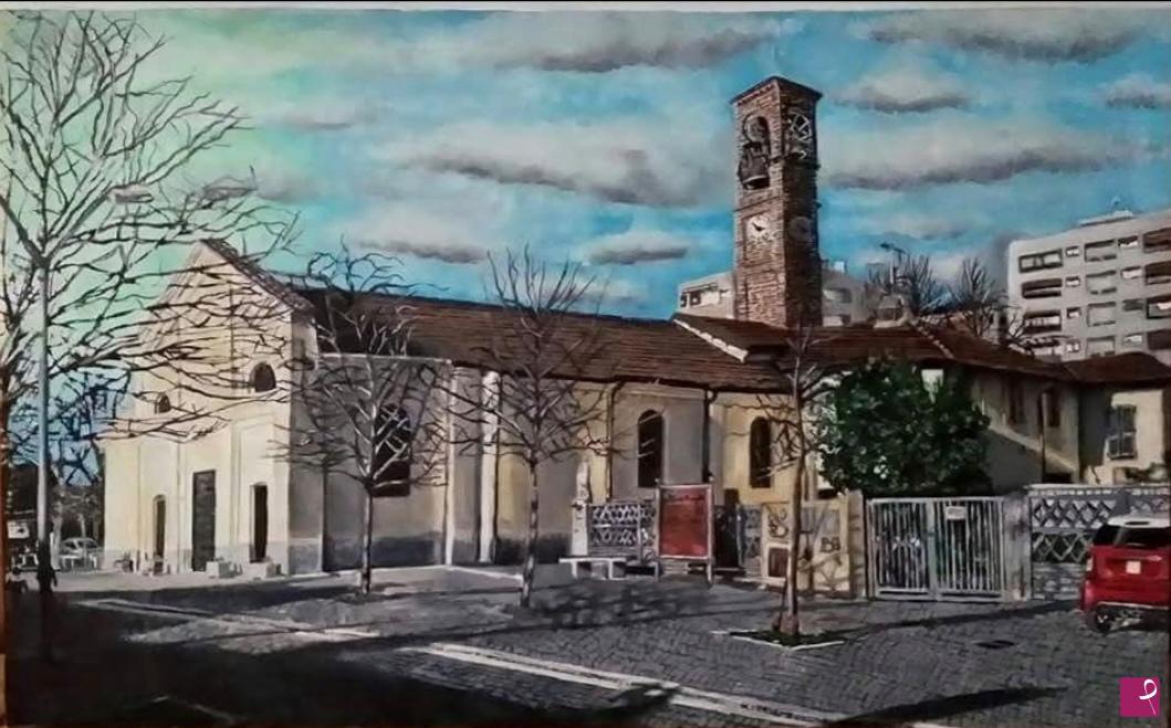 quadri in vendita online - Chiesa Sant'Ambrogio 