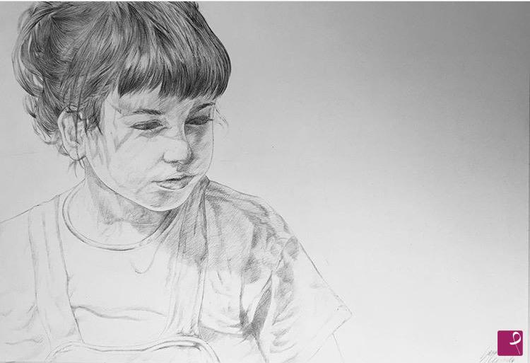 quadri in vendita online - Childhood. (Selfportrait)