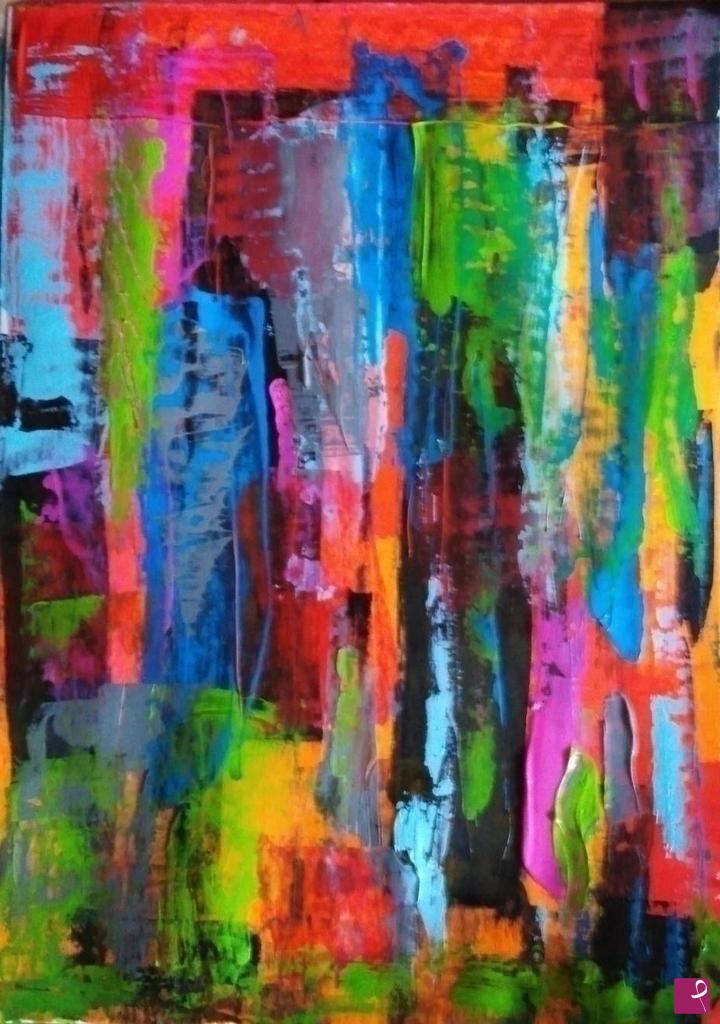 quadri in vendita online - Children painting 