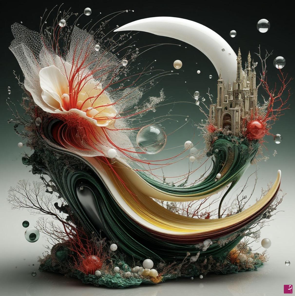 quadri in vendita online - Children's crescent moon