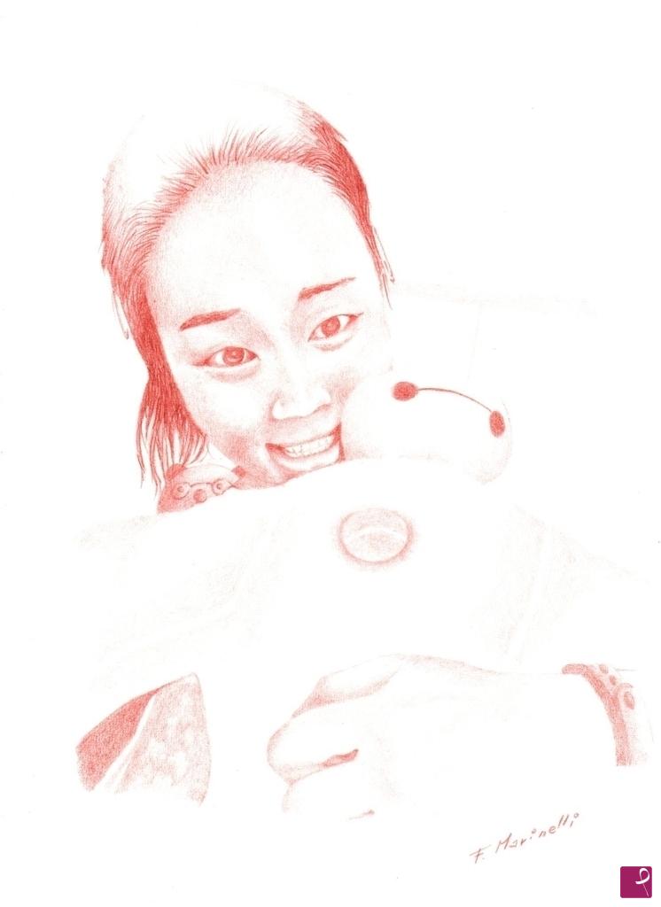 quadri in vendita online - Chinese girl