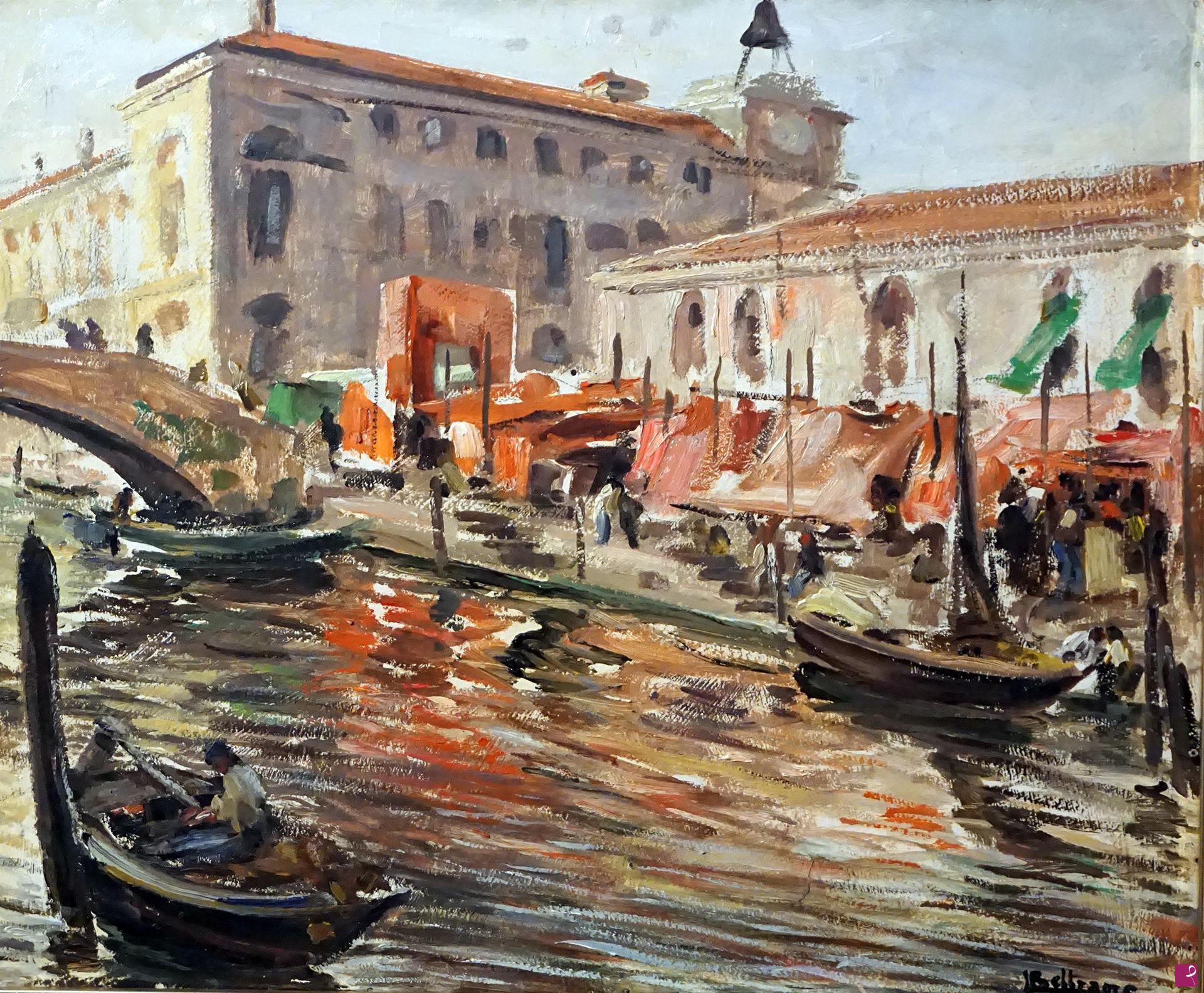 quadri in vendita online - CHIOGGIA - CANAL VENA - PESCHERIA