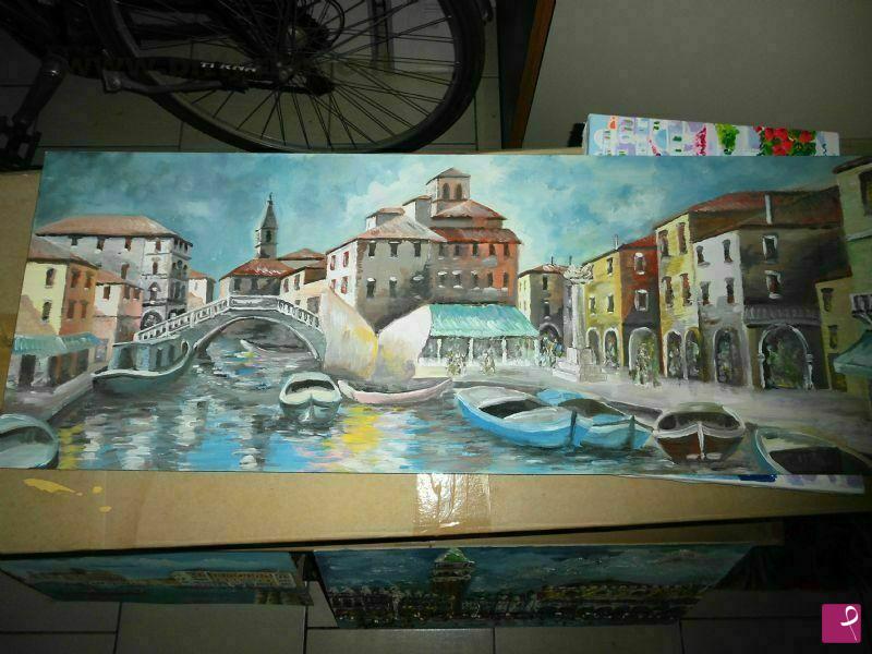 quadri in vendita online - Chioggia - Piazza Vigo