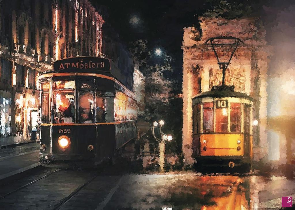 quadri in vendita online - "Ciapa il tram #01"