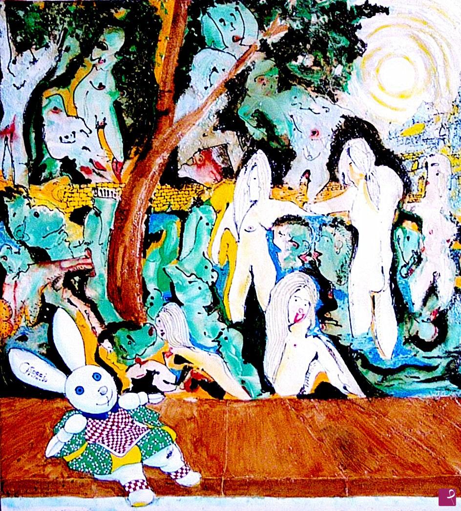 quadri in vendita online - Cicala Canta  70x80 cm