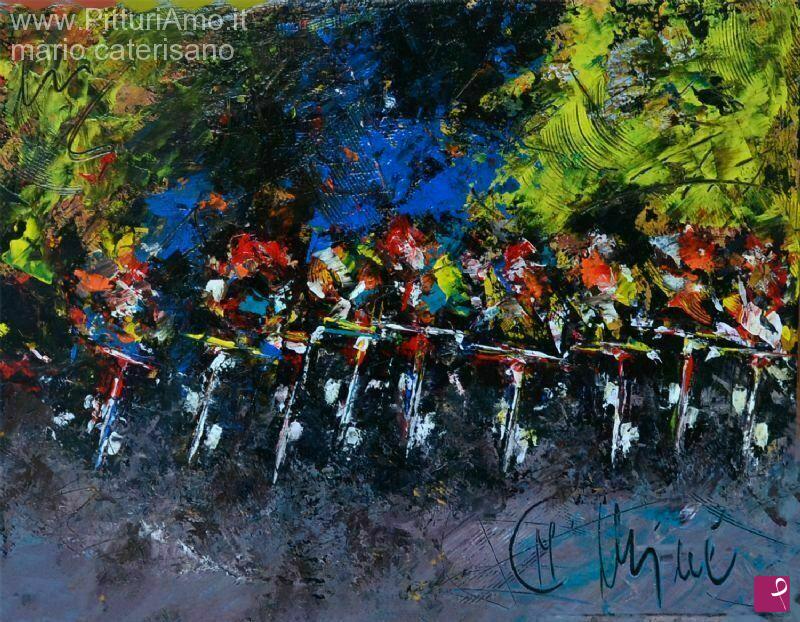 quadri in vendita online - ciclisti