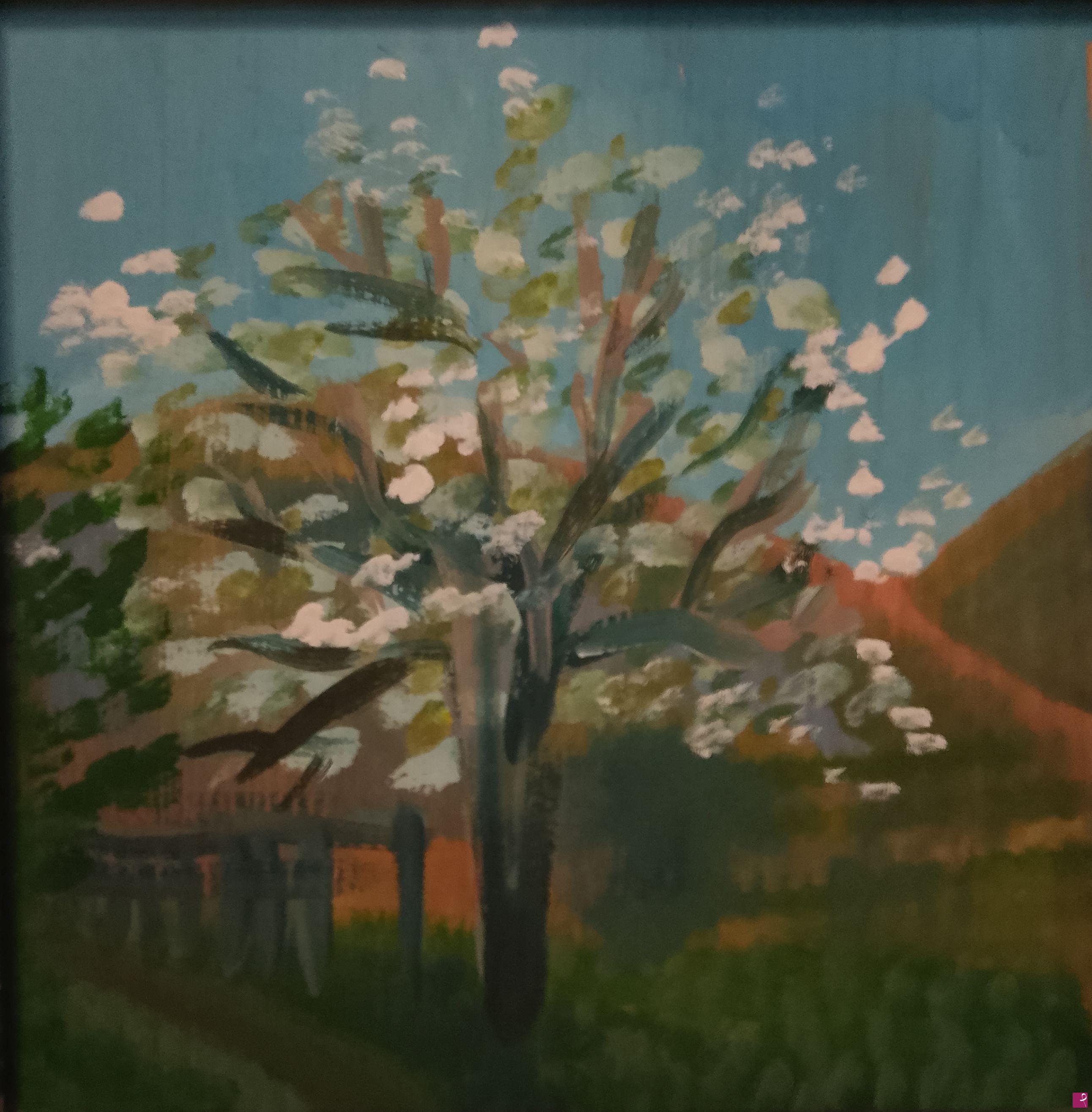 quadri in vendita online - Ciliegio in fiore