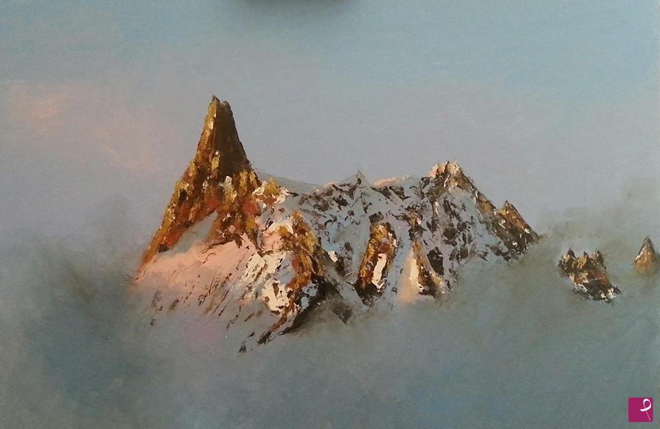 quadri in vendita online - cime innevate