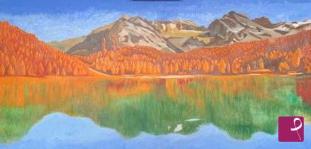 quadri in vendita online - Cime riflesse