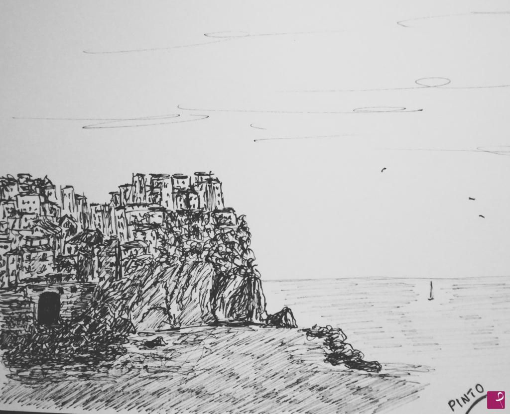 quadri in vendita online - Cinque Terre - Manarola