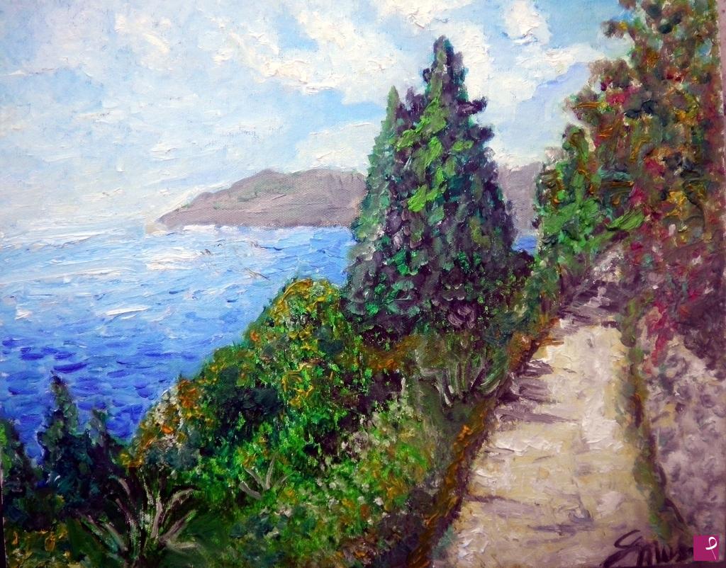 quadri in vendita online - cinque terre