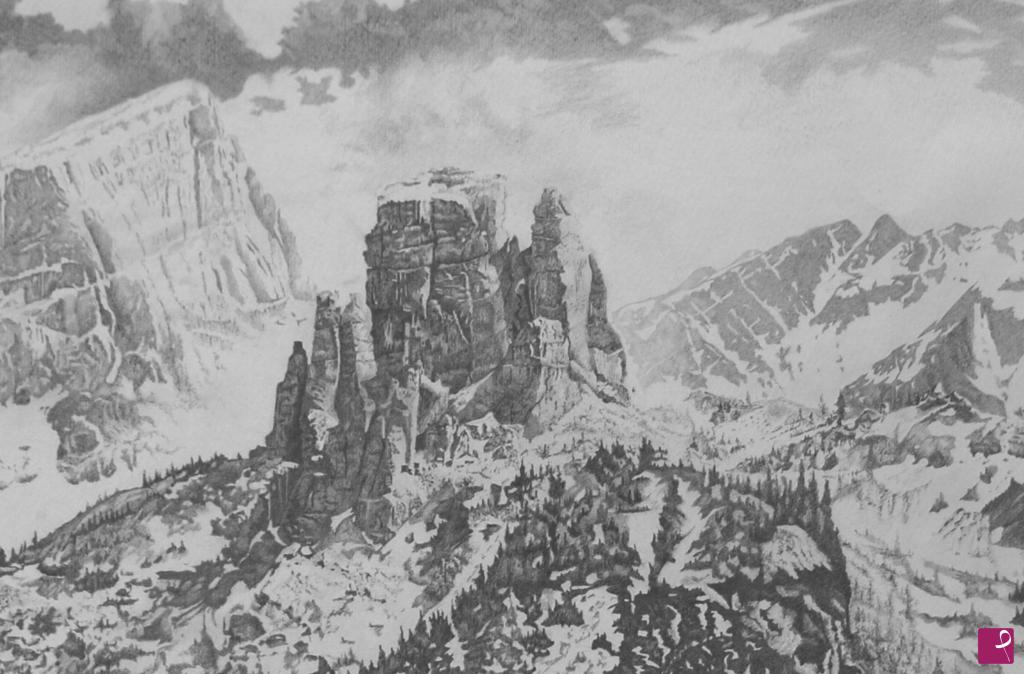 quadri in vendita online - Cinque torri (Cortina)