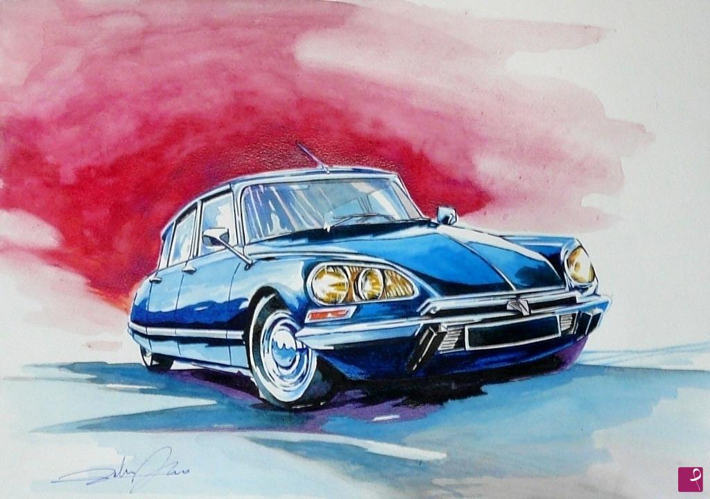 quadri in vendita online - CITROEN DS 21 1970