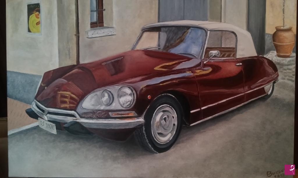 quadri in vendita online - Citroen ds cabrio