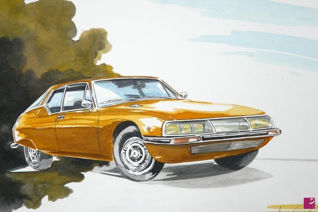 quadri in vendita online - CITROEN SM 1973