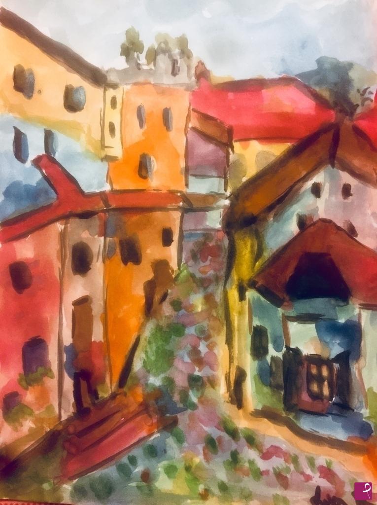 quadri in vendita online - Città vecchia 