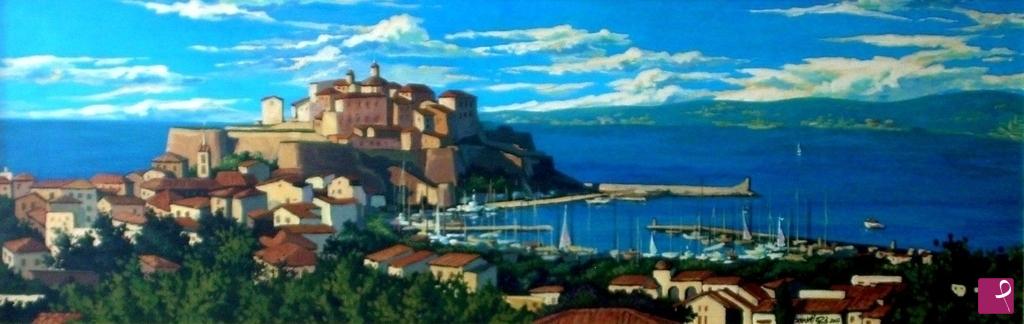 quadri in vendita online - Cittadella di Calvi (Corsica)