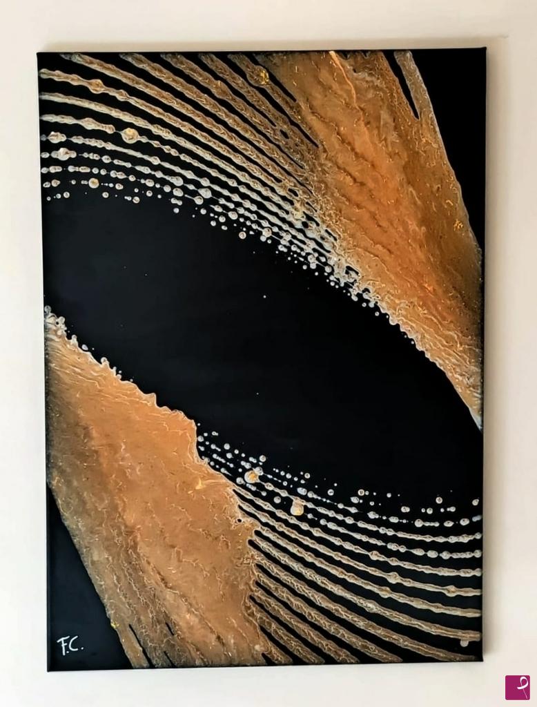 quadri in vendita online - City Light On The Dark Ocean