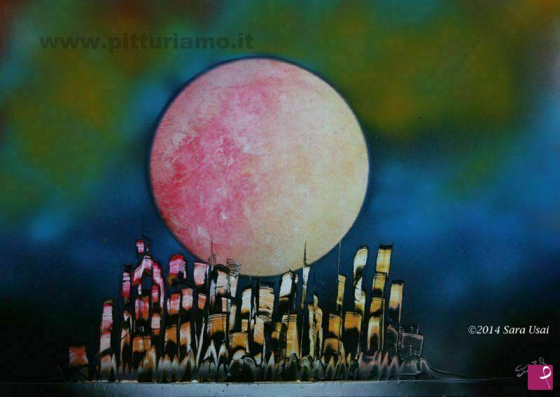 quadri in vendita online - City Night
