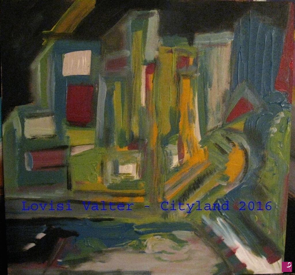 quadri in vendita online - Cityland on Highcastle - Pittura astratto (2016)