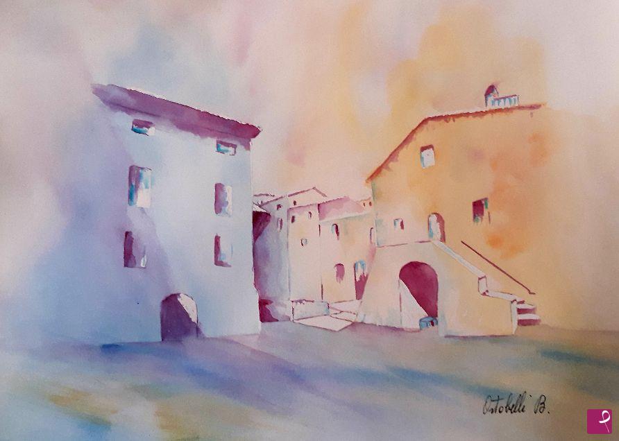 quadri in vendita online - Civita di Bagnoreggio