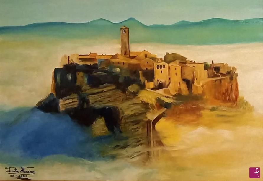 quadri in vendita online - Civita di Bagnoreggio (Lazio)