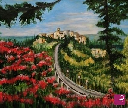 quadri in vendita online - Civita di Bagnoregio