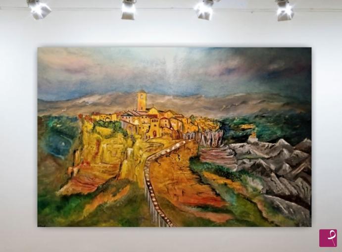 quadri in vendita online - Civita di Bagnoregio 