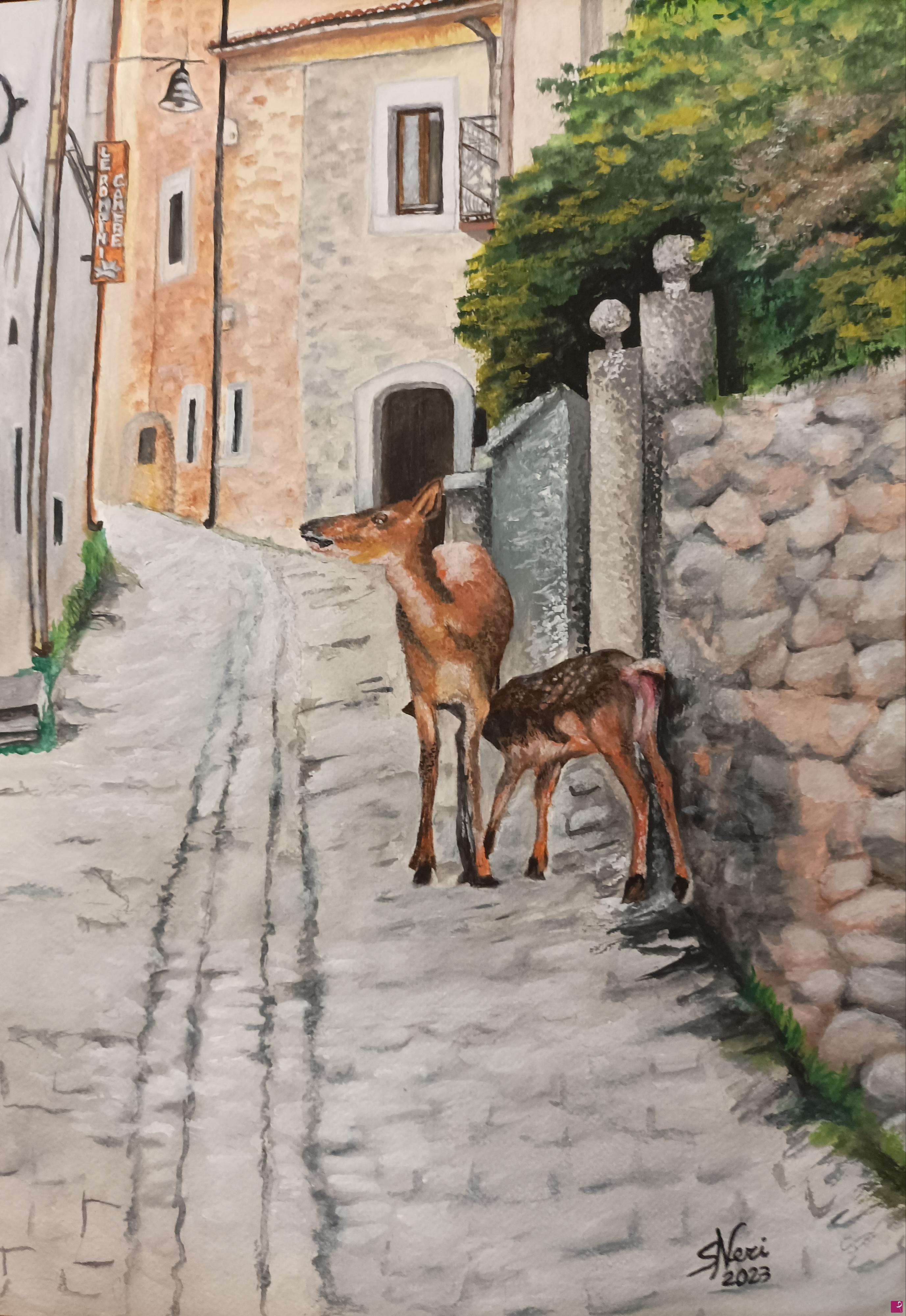 quadri in vendita online - Civitella Alfedena 