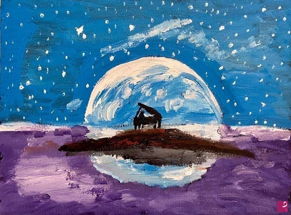quadri in vendita online - Clair de lune