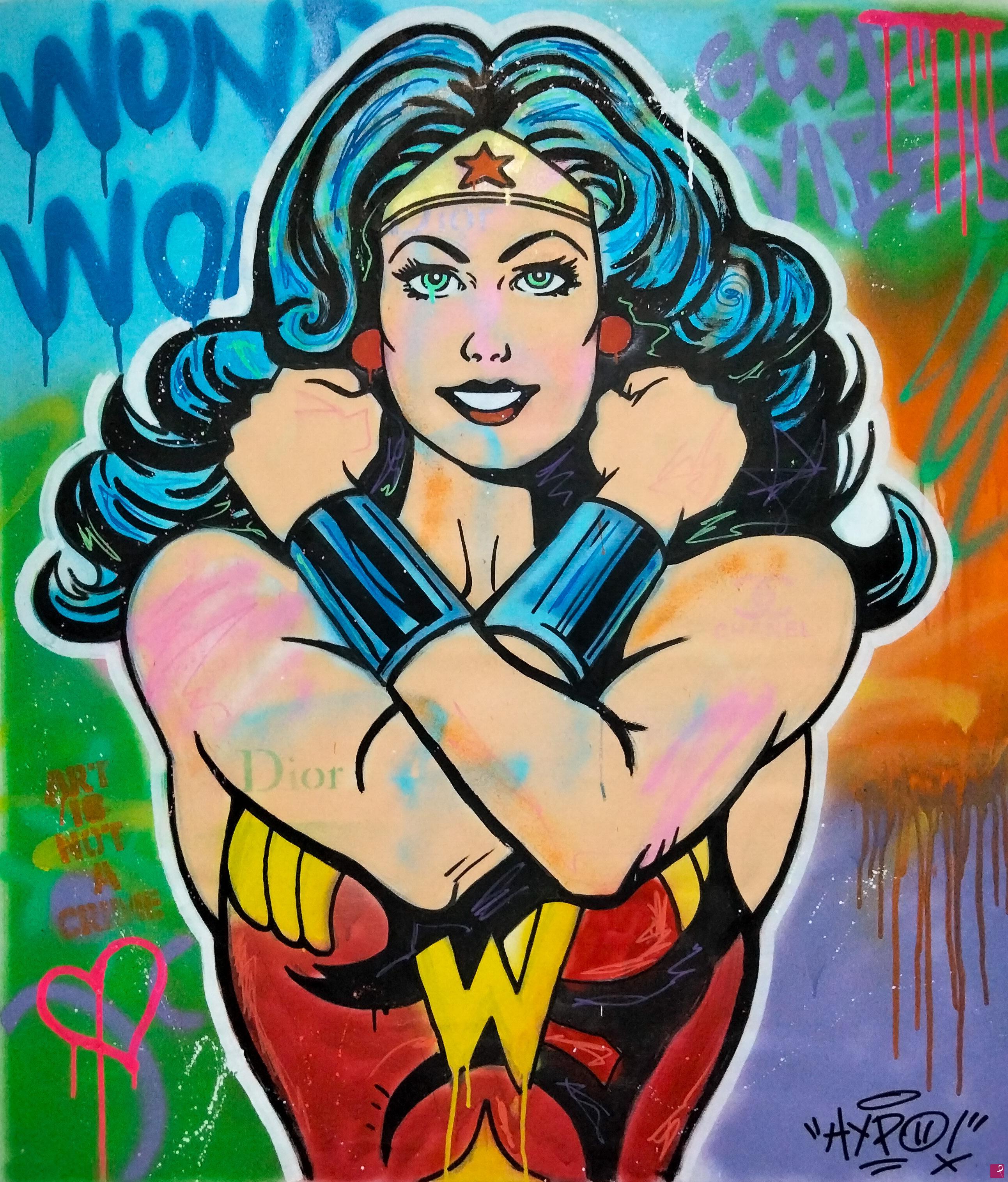 quadri in vendita online - Classic Wonder Woman 