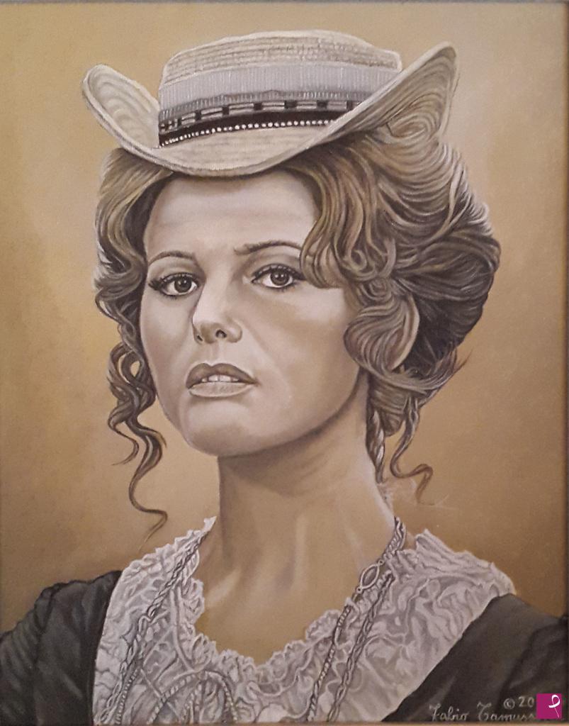 quadri in vendita online - Claudia Cardinale  "C'era una volta il West"