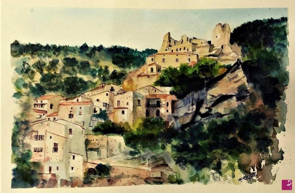 quadri in vendita online - Cleto, antico borgo