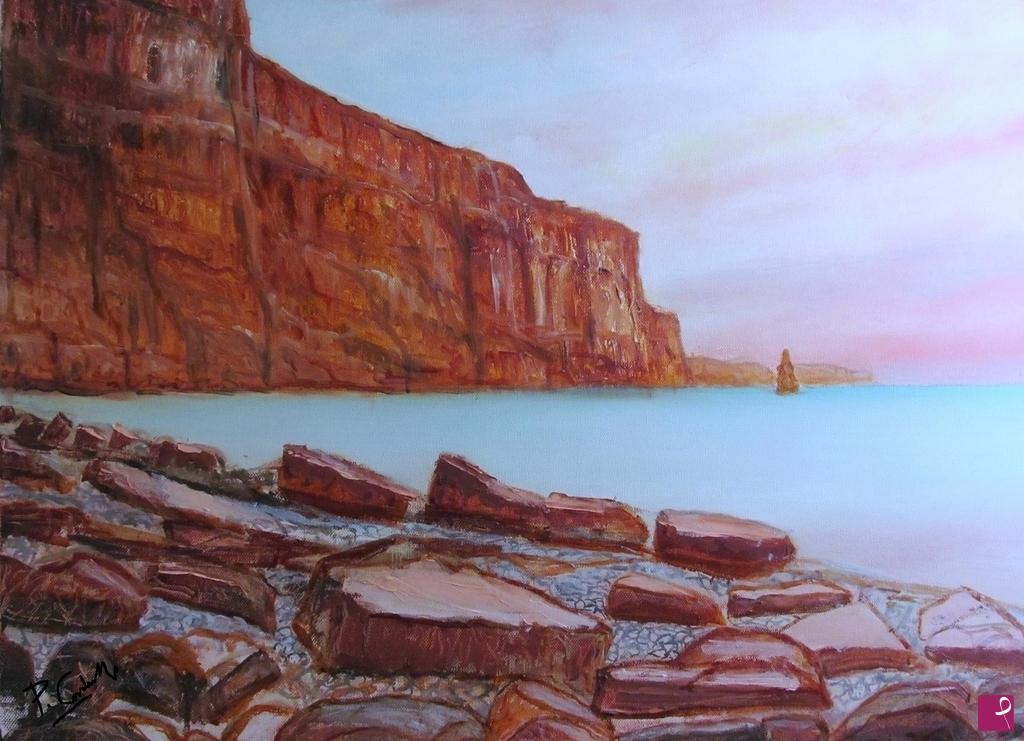 quadri in vendita online - Cliffs horizon