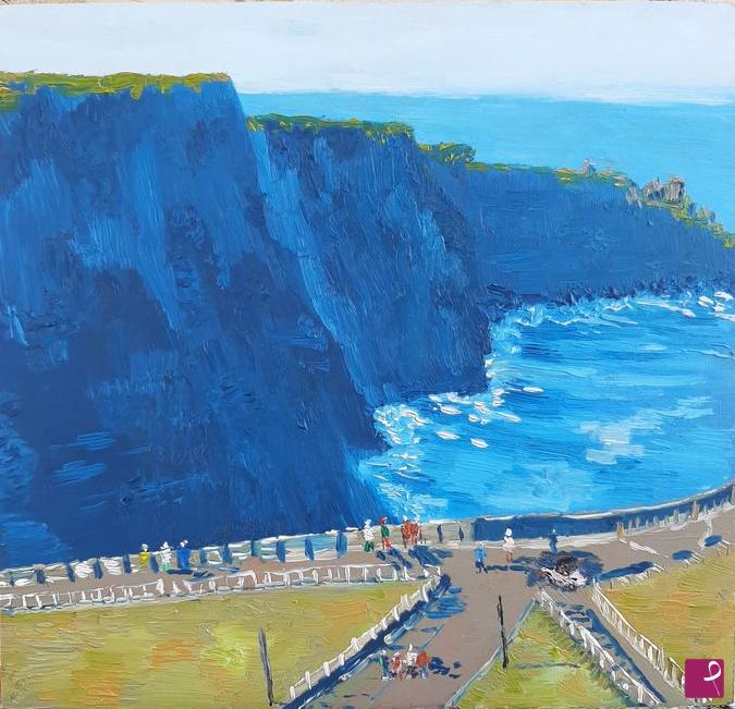 quadri in vendita online - Cliffs of Moher