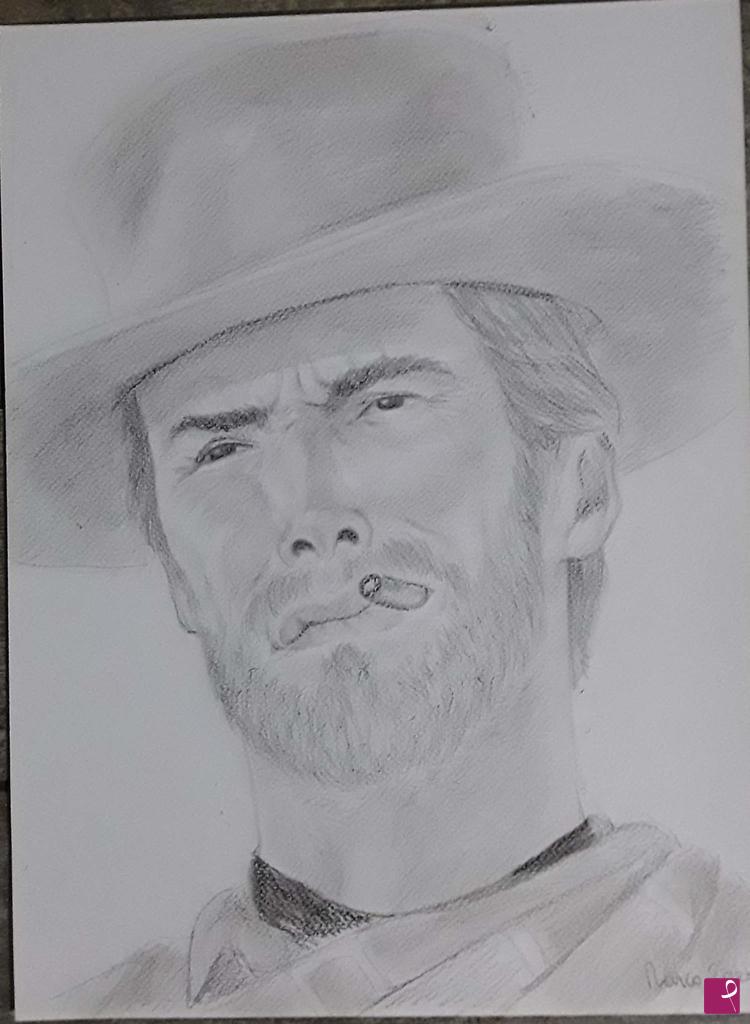 quadri in vendita online - Clint Eastwood