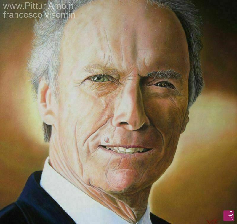 quadri in vendita online - Clint  Eastwood