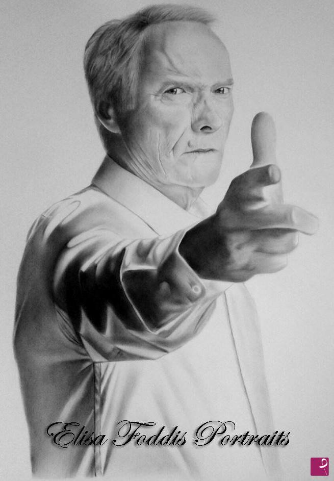 quadri in vendita online - clint eastwood