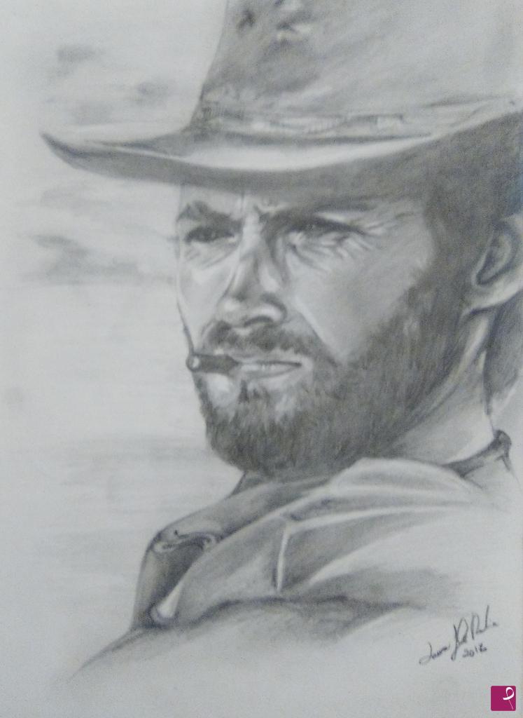 quadri in vendita online - Clint Eastwood
