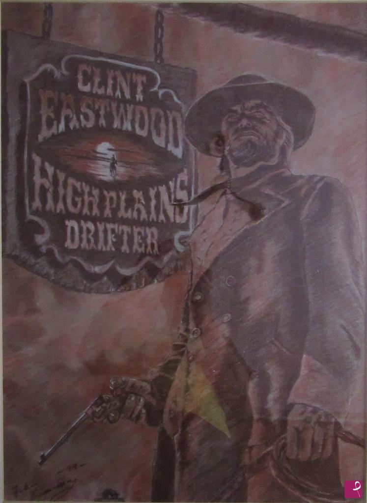 quadri in vendita online - Clint Eastwood  "High Plains Drifter"